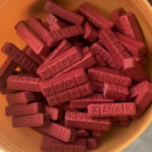 red xanax bars